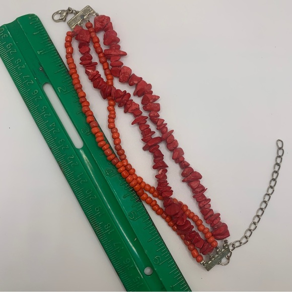 Vintage Bracelet with Orange and Coral Beads - Picture 5 of 5